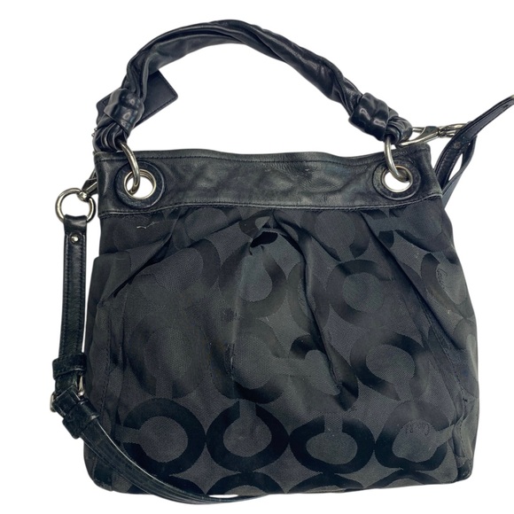 Coach parker  Black Patterned Women's Shoulder Bag - Picture 1 of 8